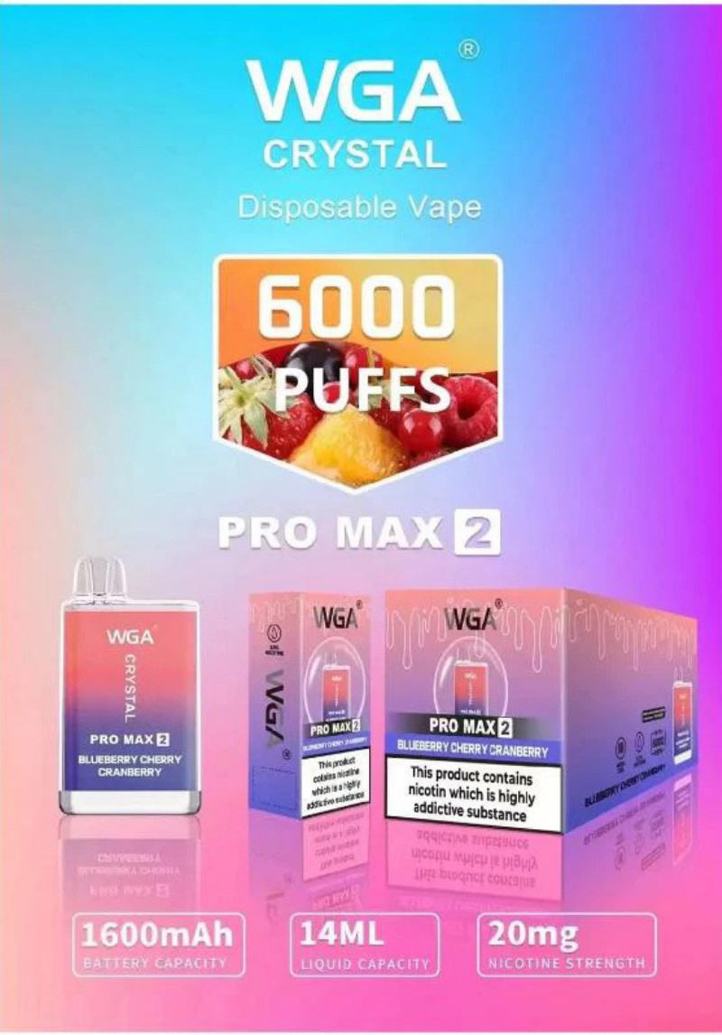 Vape Bars Wga Crystal Pro Max 2 6000