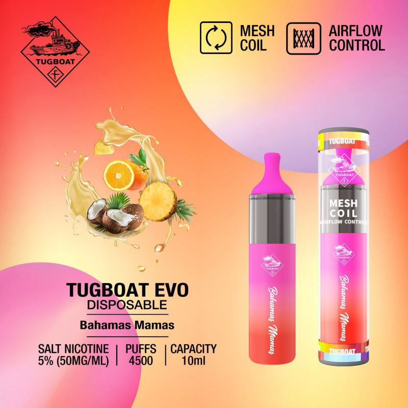 ELF World Disposable Vape Pen Tugboat Evo 7000 Puffs