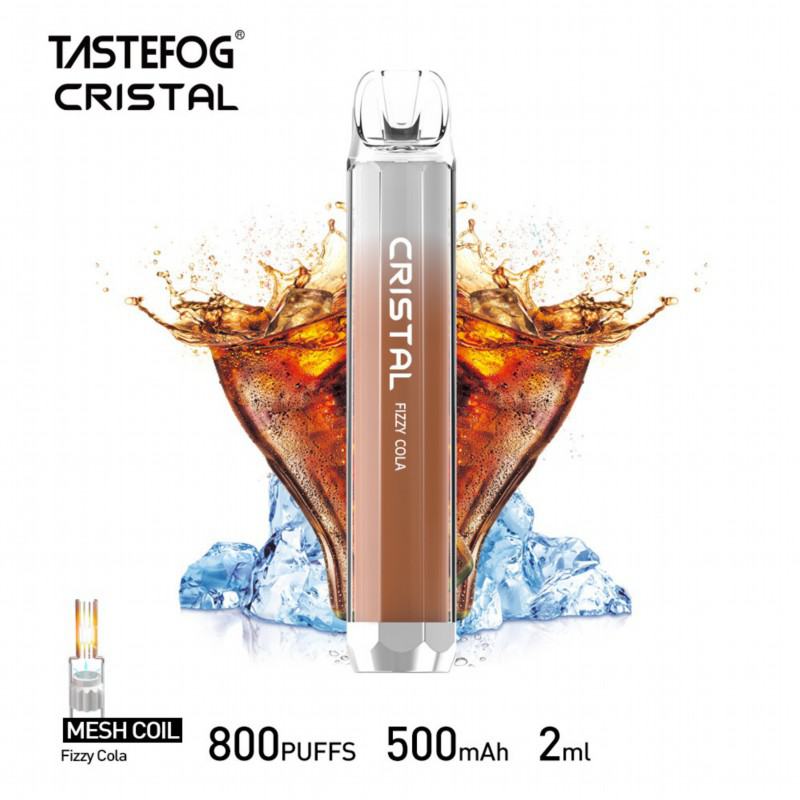  Tastefog Crystal 500 Puffs Smooth Hit Disposable Vape