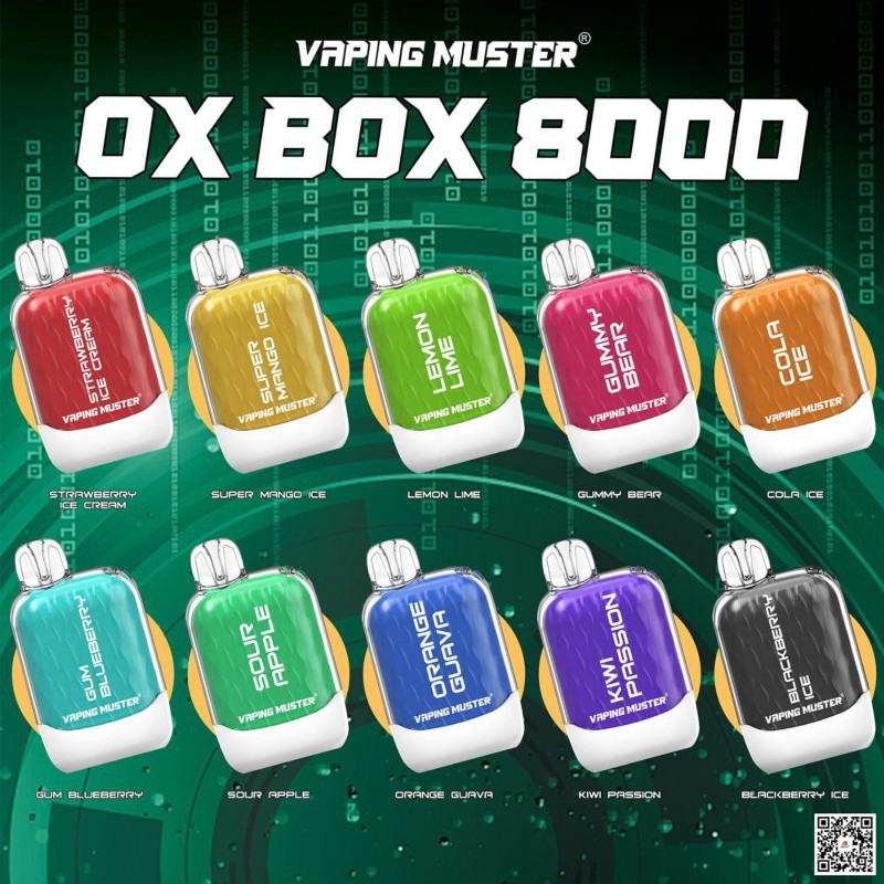 Bang Vape Pen Vmoxbox 8000 Puffs