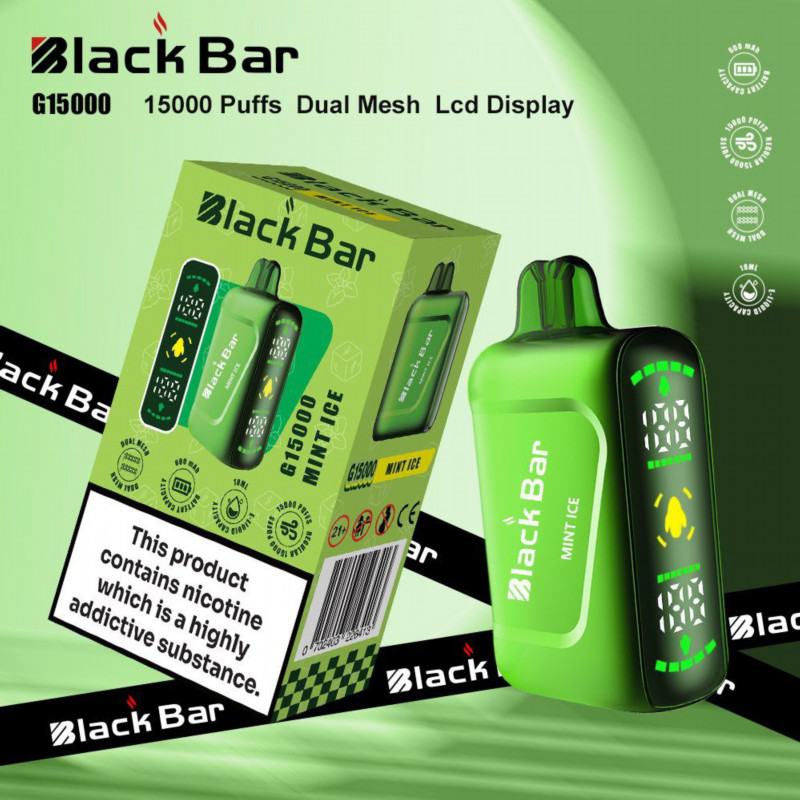 Black & Support Customization G15 15000 Puffs Electronic Cigarette Puff