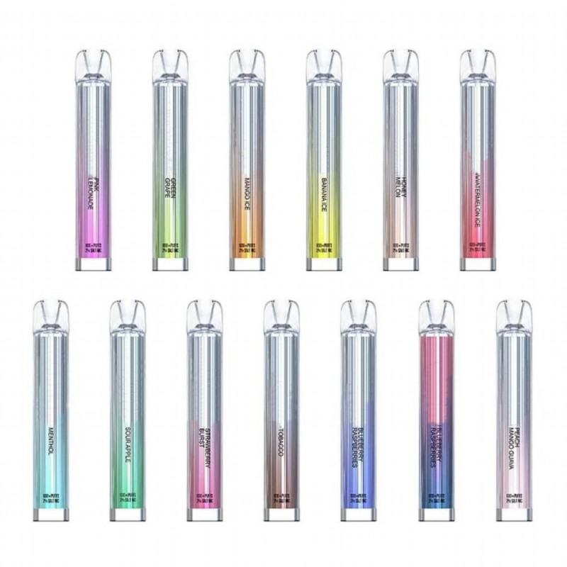 D Disposable Vape Pens Dv Crystal 2ml 600 Puffs