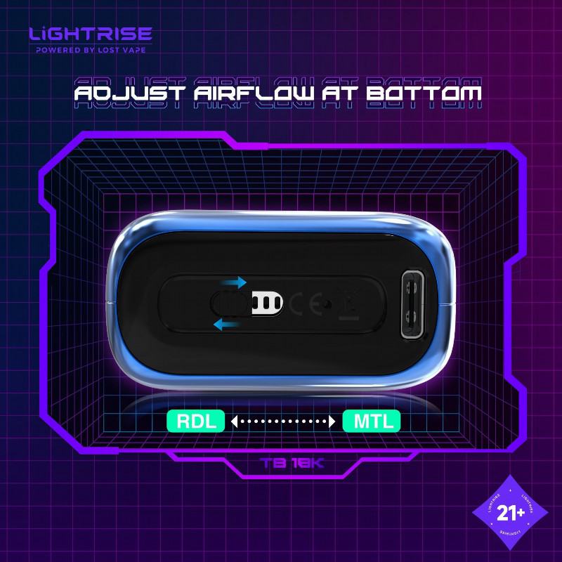 Volestech Lightrise Tb 18000 Puffs Pen