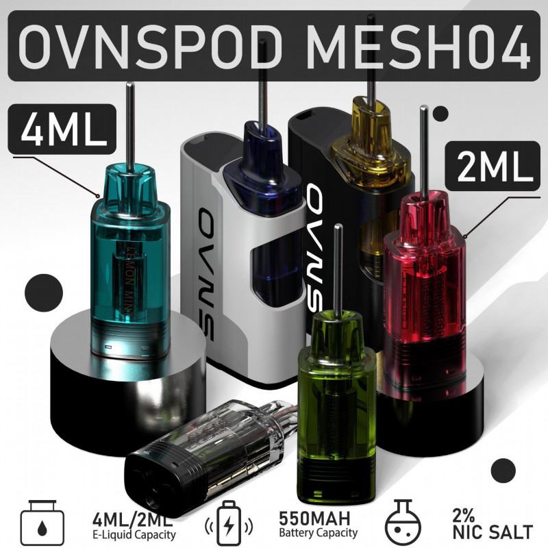  Ovns Pod Mesh02 600 Puffs Electronic Cigarette