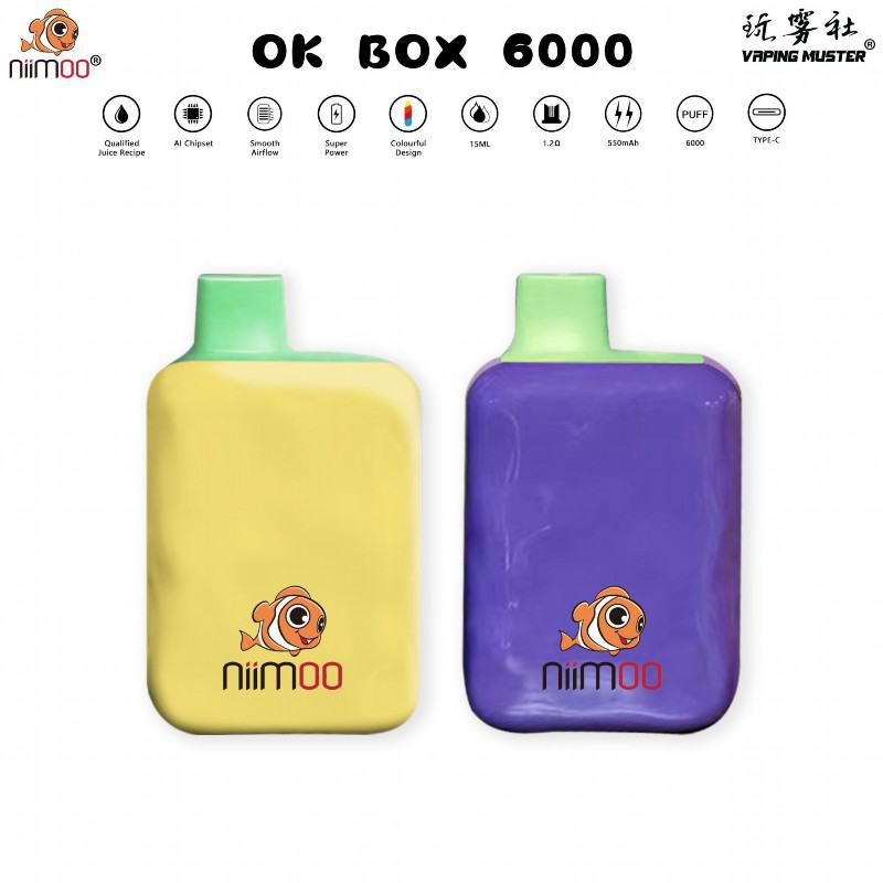 Vaping Muster Vape Pens Ndokbox 6000 Puffs