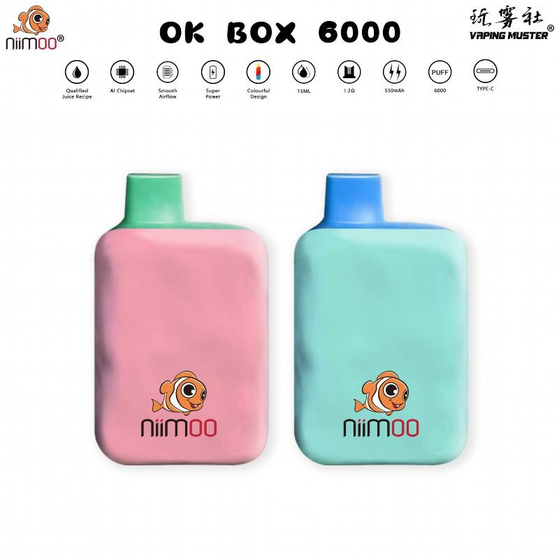 Vaping Muster Vape Pens Ndokbox 6000 Puffs