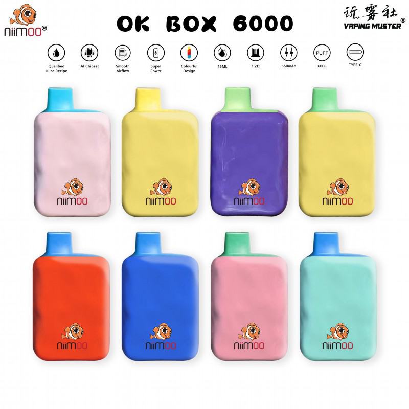 Vaping Muster Vape Pens Ndokbox 6000 Puffs