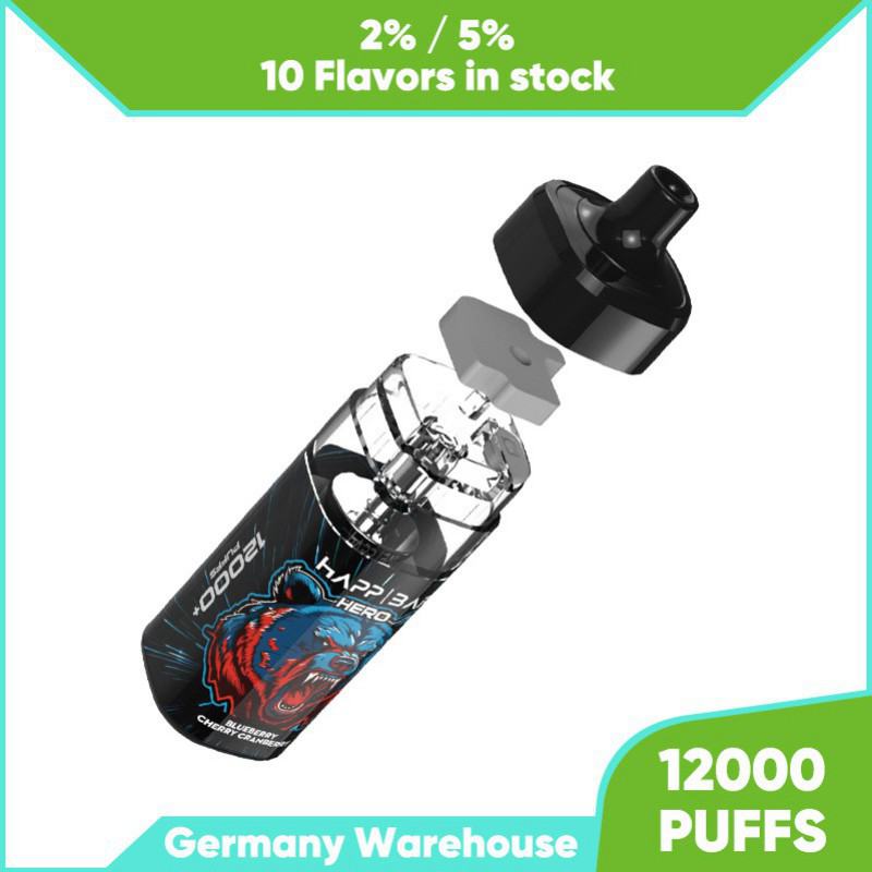 Disposable Ocitytimes Happ Hero About 12000 Puffs Vape Pen