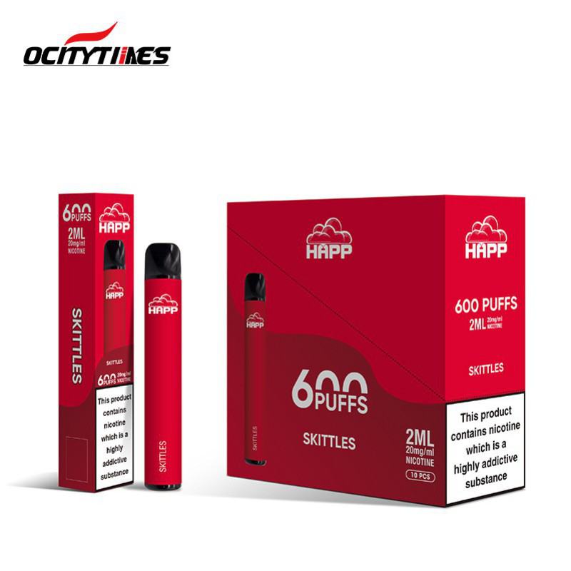 Disposable Vape Pen Ocitytimes Happ600 600orcustomed Puffs