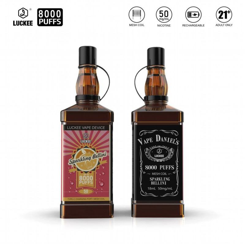 Luckee Jack Daniel 8000 Puffs Electronic Cigarette