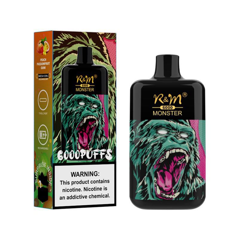 Disposable R&M Vape R&m Monster 6000