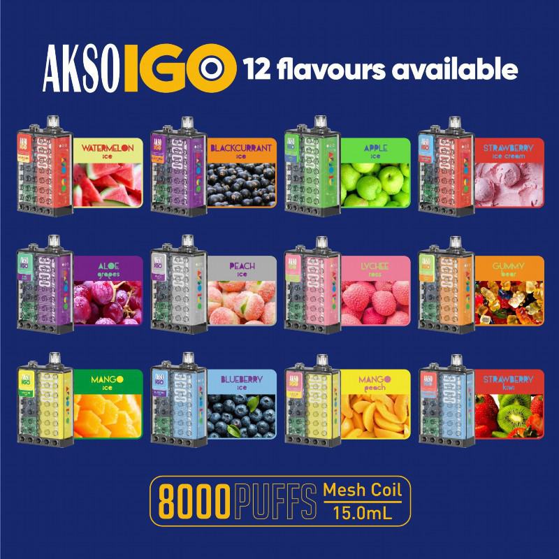 Vape Bars AKSO Akso Igo 8000 Puffs
