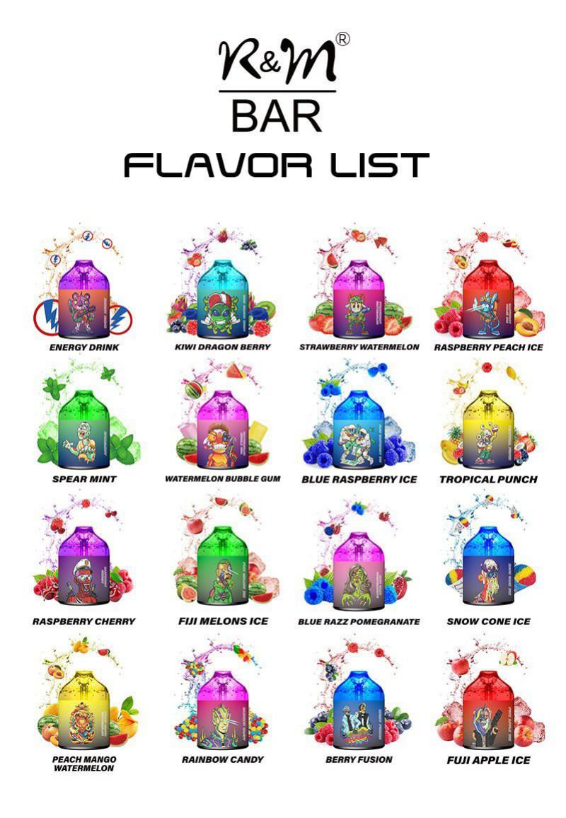 R&M R&m 9k 9000 Puffs Disposable Big Hit Vape