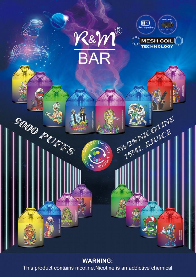 R&M R&m 9k 9000 Puffs Disposable Big Hit Vape