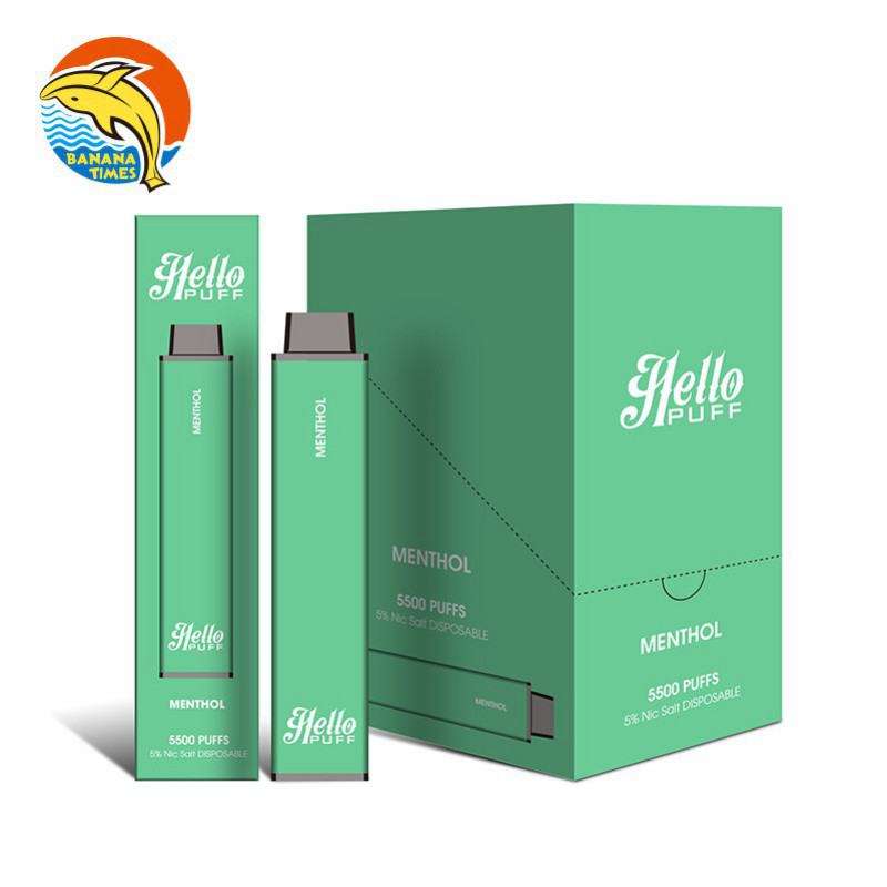 Banana times/ OEM Hellp 5500 Puffs Vape Big Puff Pens Plus