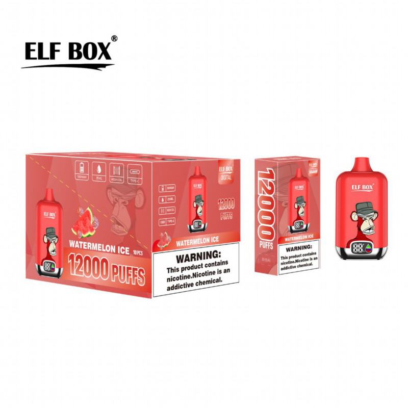 Elf box Bar Elf Box Digital Box 12000 Puffs Disposable Vape