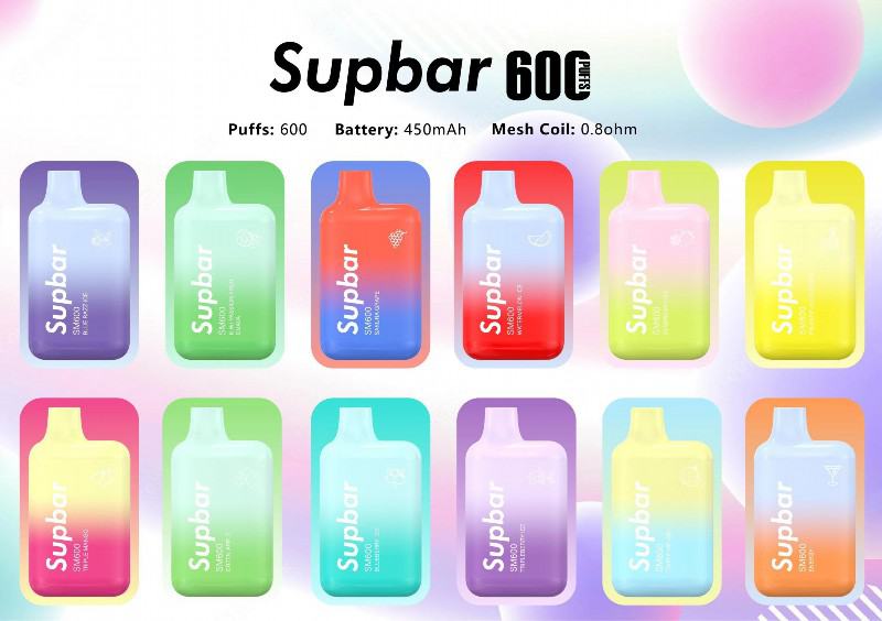 Disposable Sup E-cigarette Sm 600 Nicotine