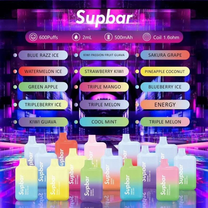 Disposable Sup E-cigarette Sm 600 Nicotine