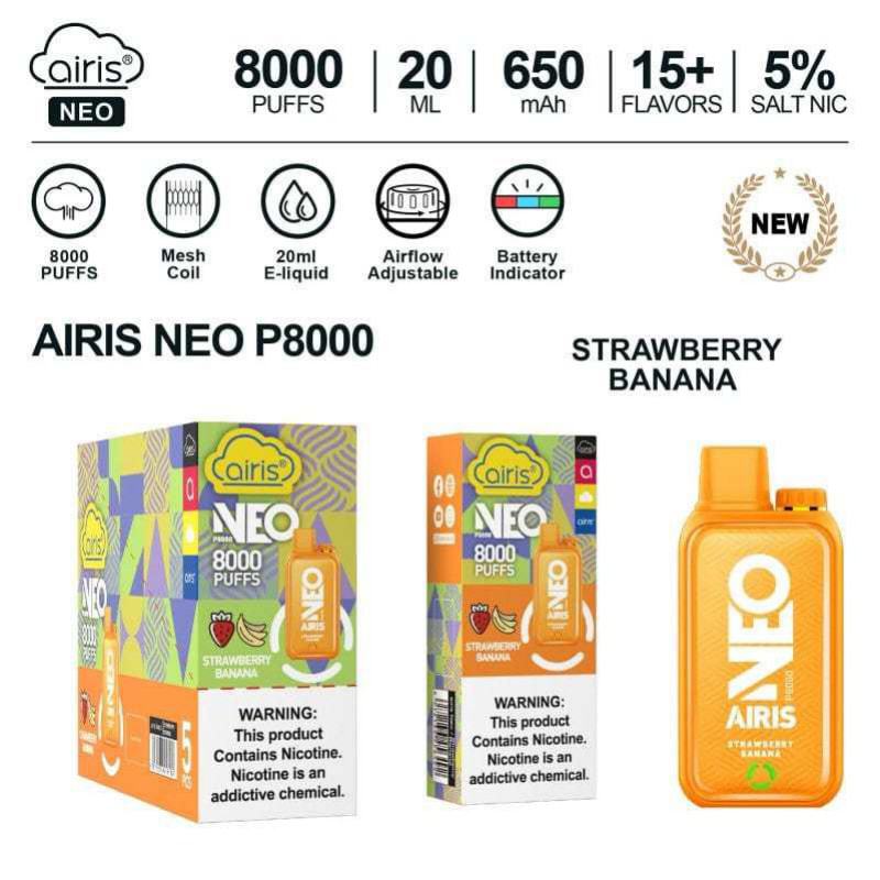 Puff Airis Airis Neo P 8000 Puffs Disposable E-cigarette