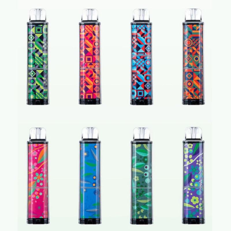 Disposable oem Colorful Led Disposable 6600900010000 Puffs Vape Pen