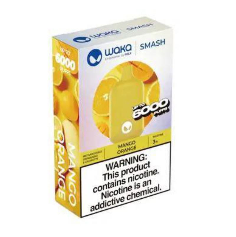 Disposable WAKA Smash 6000 E-cigarette Nicotine