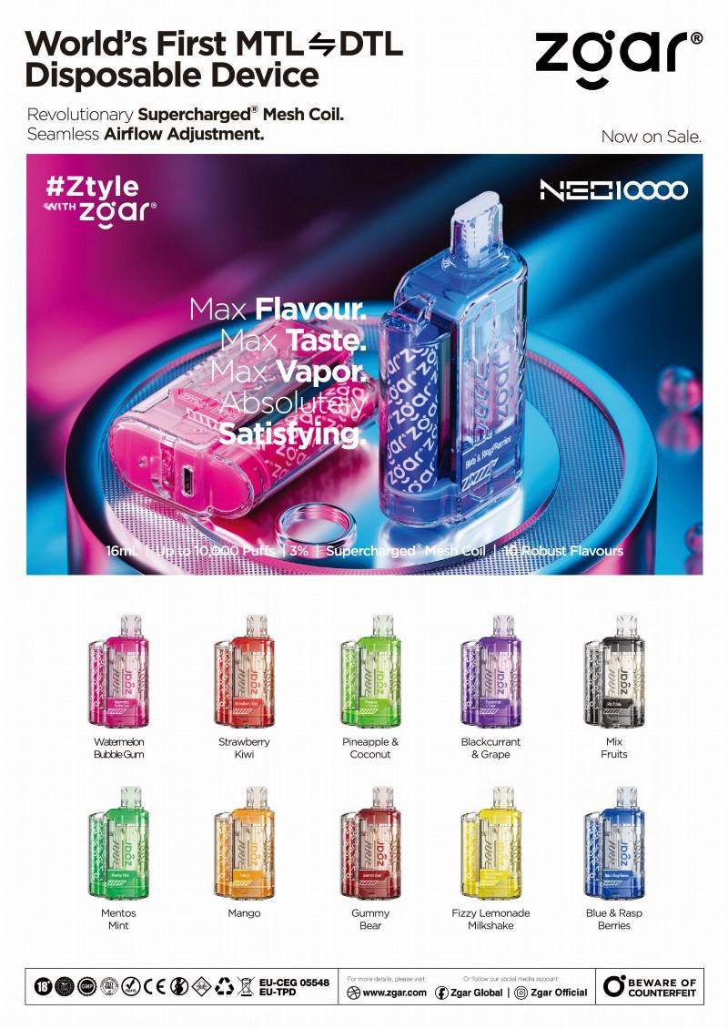 Baish Zgar Neo 10000 Bar Vape