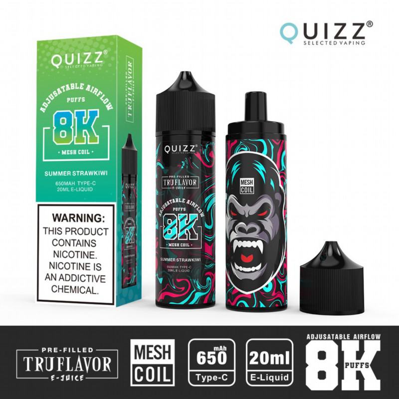 Quizz Puff Qd62 8000 Puffs Disposable E-cigarette