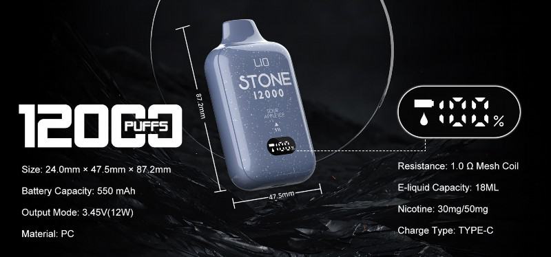 Mazaj Ijoy Lio Stone 12000 Disposable Big Hit Vape