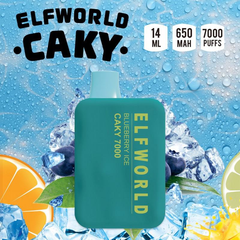 Elfworld Vape Pens Caky  13 Flavors 7000 Puffs