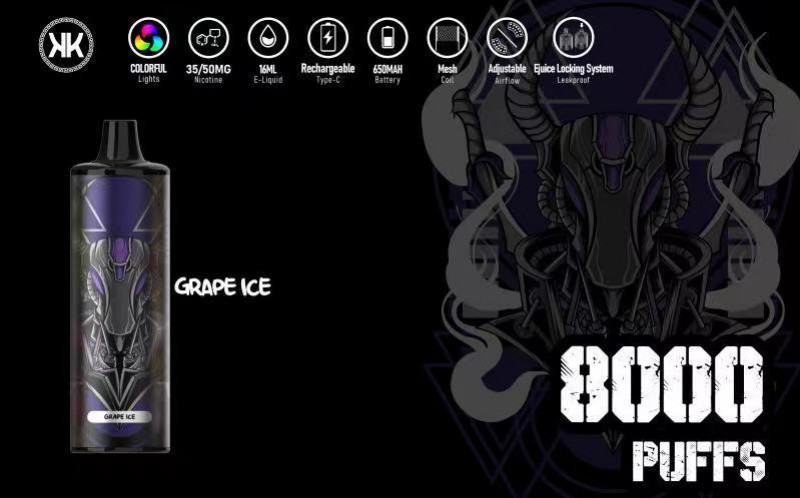 volestech Eck Kk 8000 Puffs Boxes