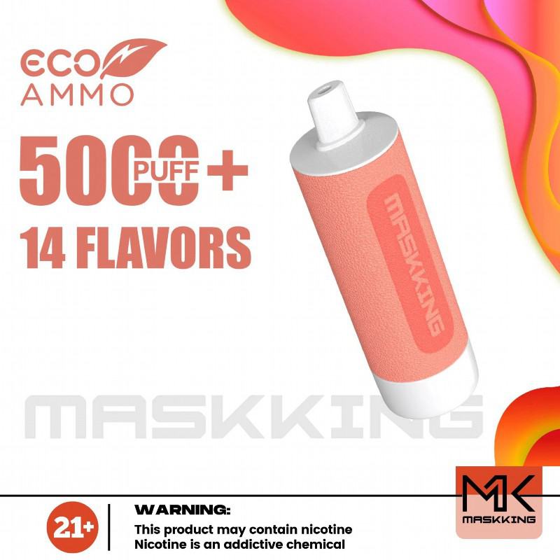 Disposable Maskking Vape Eco Ammo 5000 Pen