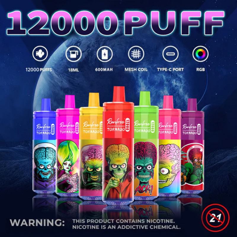 Runfree Rf013 9000&12000 Puffs Disposable Big Hit Vape