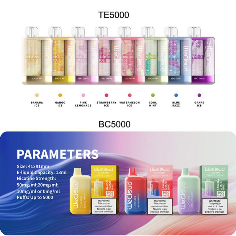 Big Puff Pens Plus Pairyosi Wecloud Py5000 Vape