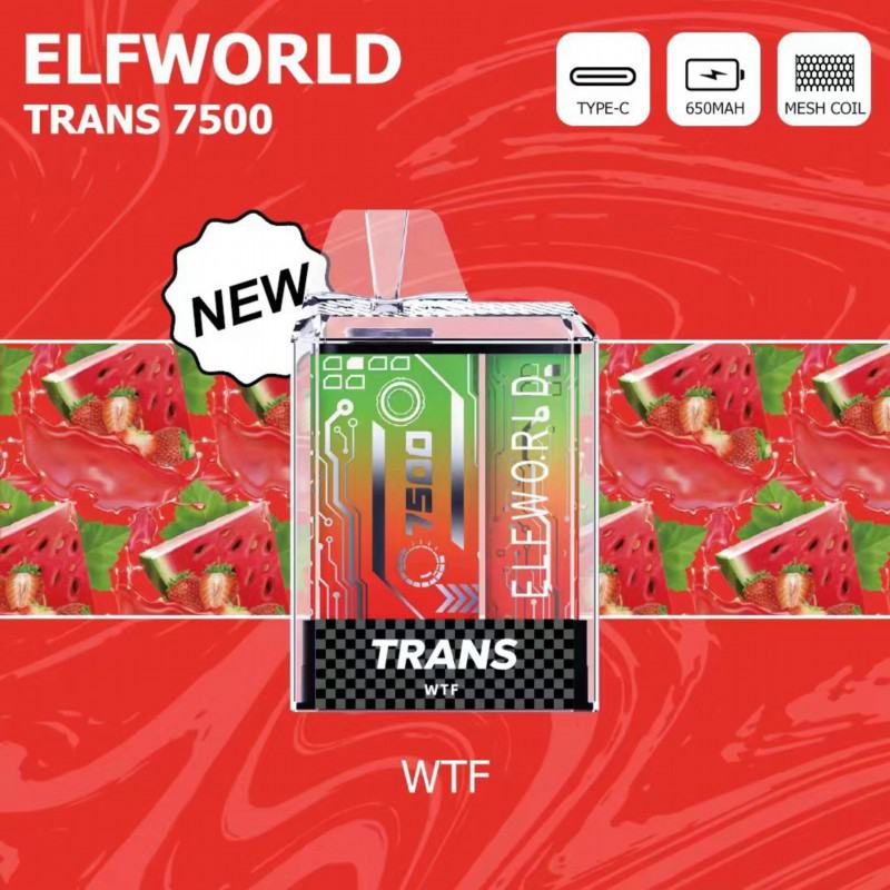 Elfworld Trans 7500 Puffs Brands Disposable Vape