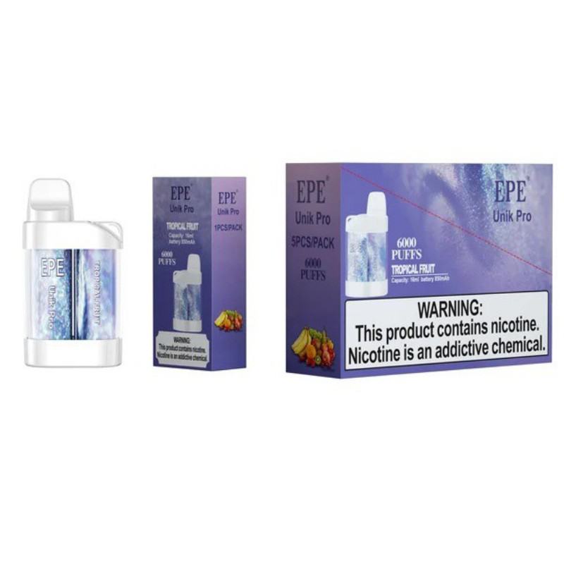 EPE Pen Epe Unik Pro 6000 6000puffsmeshcoil Puffs Disposable Vape