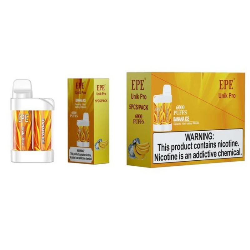 EPE Pen Epe Unik Pro 6000 6000puffsmeshcoil Puffs Disposable Vape