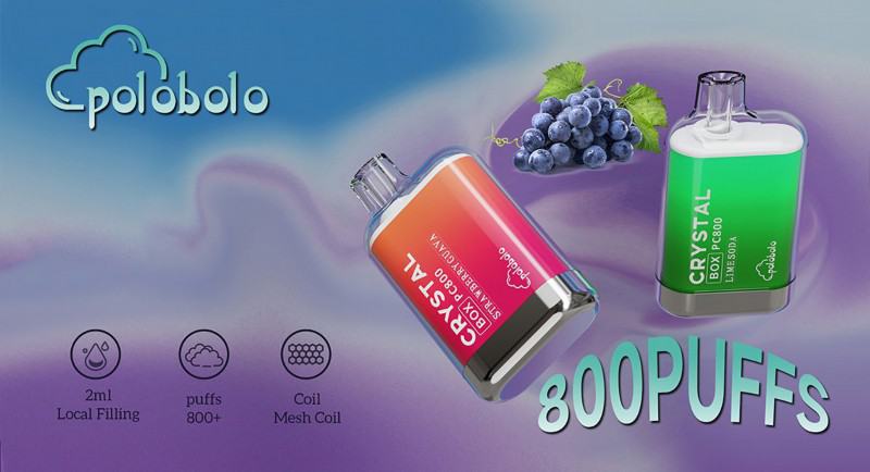 Disposable Big Hit Vape POLOBOLO Polobolo Crystal Box Pb12