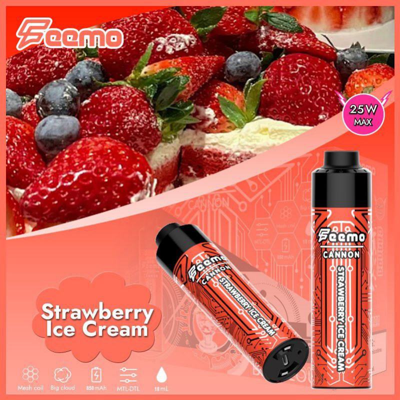 Disposable Customized E-cigarette Feemo Cannon Nicotine