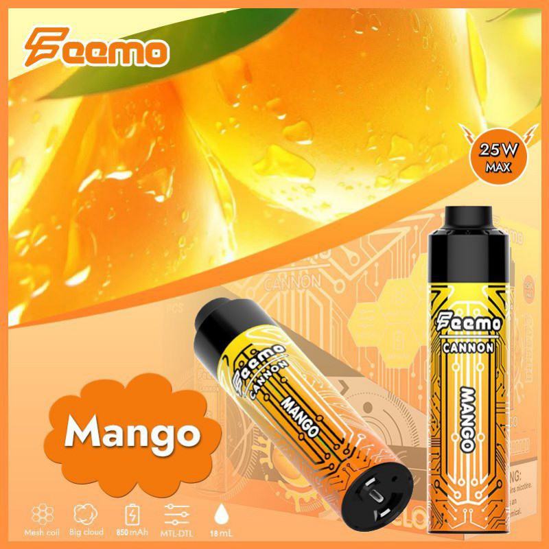 Disposable Customized E-cigarette Feemo Cannon Nicotine