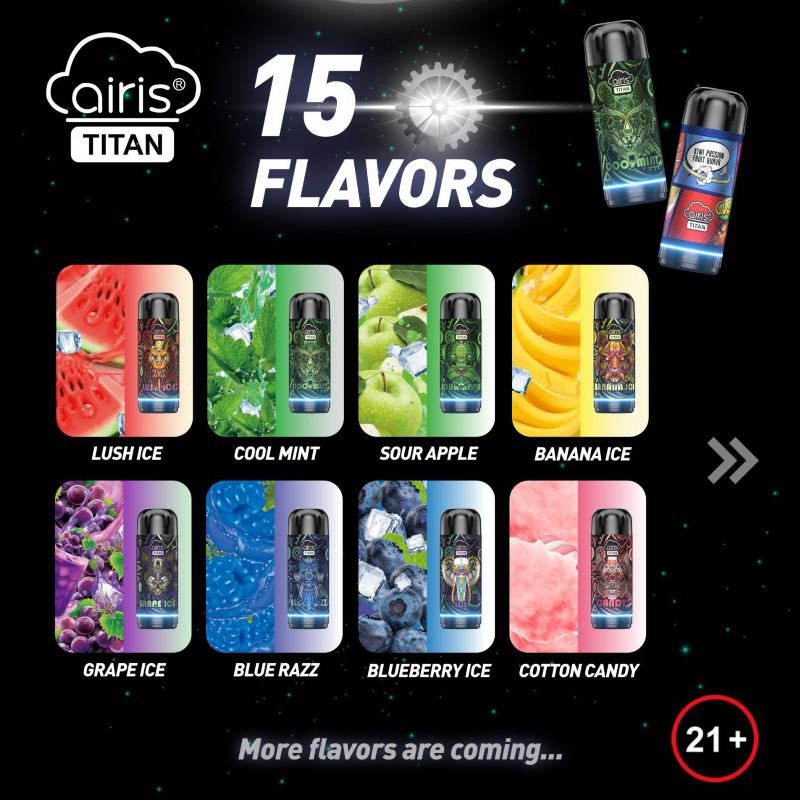 INSTA Bar Airis Titan 10000 Puffs Hits Vape Puffs