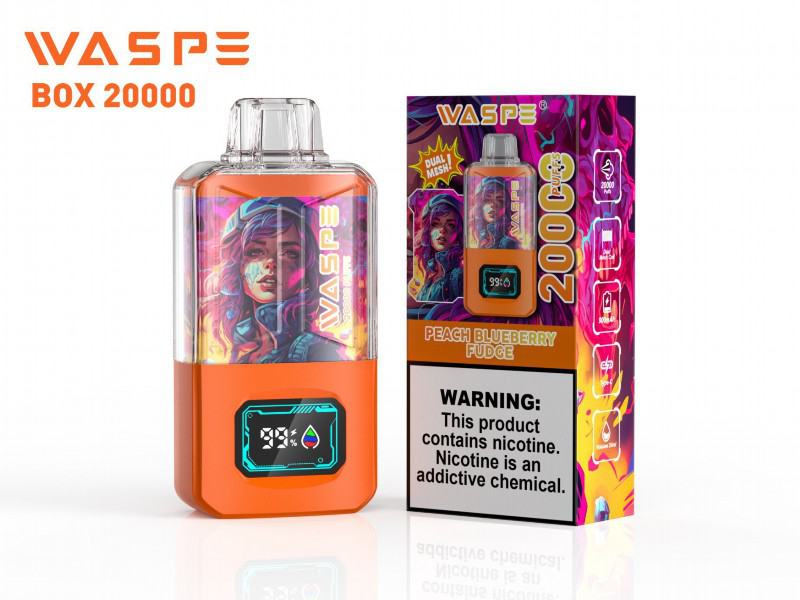 Disposable Vape Waspe 20000 Dual Mesh Box 15000 Puffs Brands