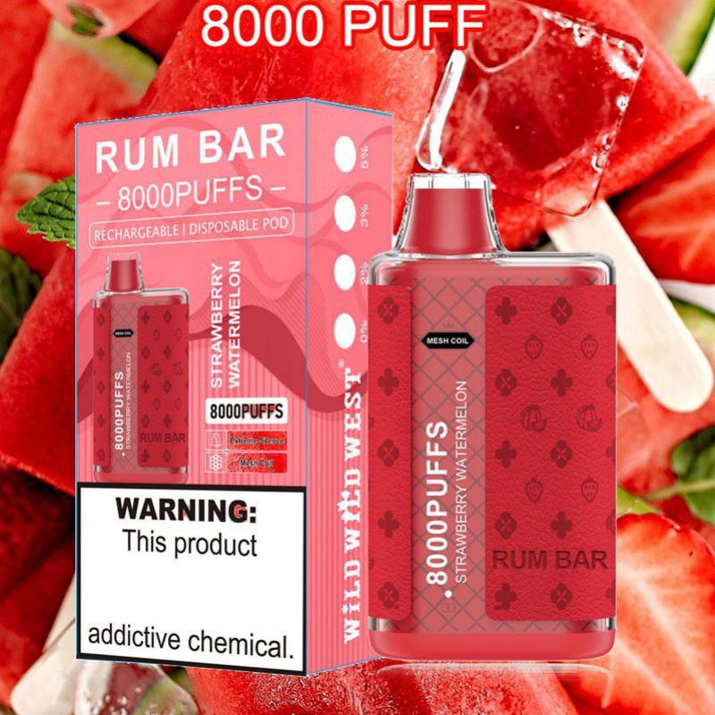 Disposable Vapes Customizable Rum 8000 Puffs