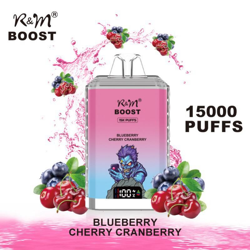 R&M Boost 15k 15000 Puffs Vape Rechargeable