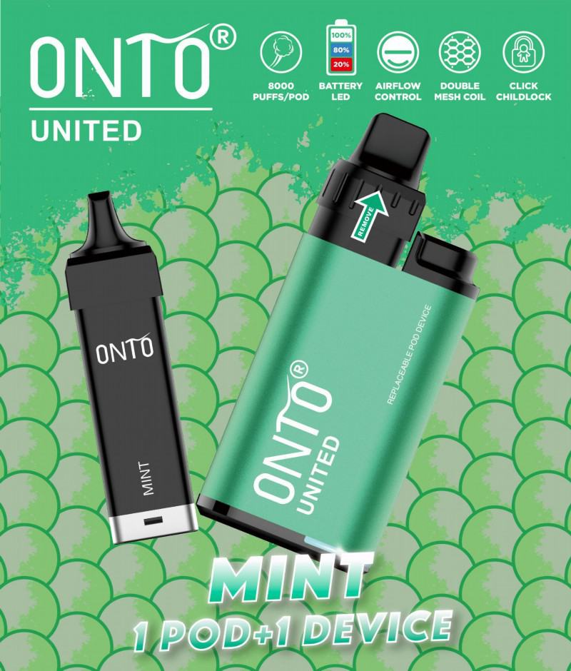 Disposable ONTO Vape Onto United Kit 8000 Pen