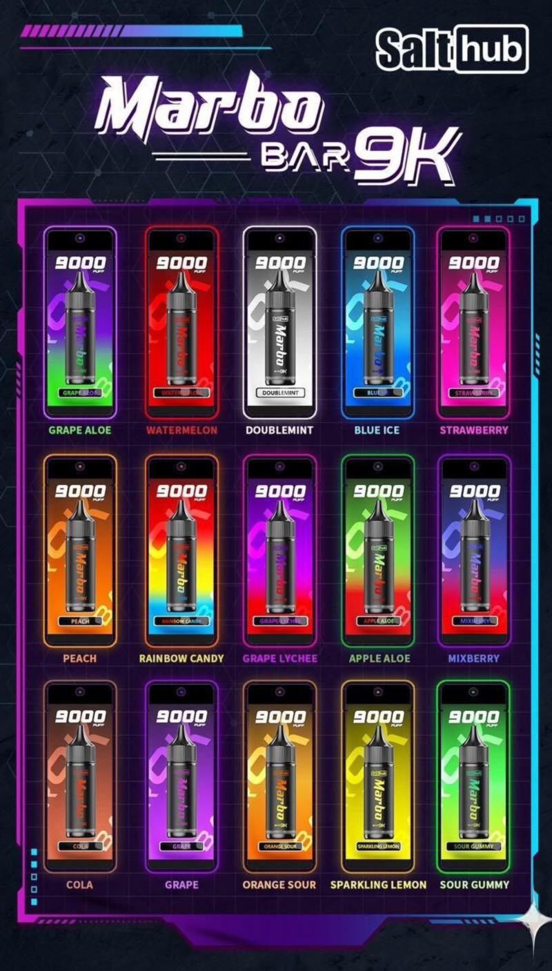 volestech Marbo 9k 9000 >9000 Puffs Brands Disposable Vape