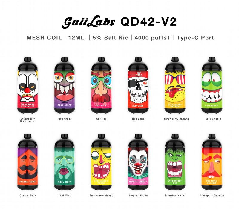 Guii Labs Pens Guii Labs Qd42-v2 4000 Puffs Disposable Vape