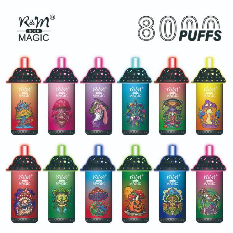 R&M SMOKE R&m Magic 8000 Electronic Cigarette Puff