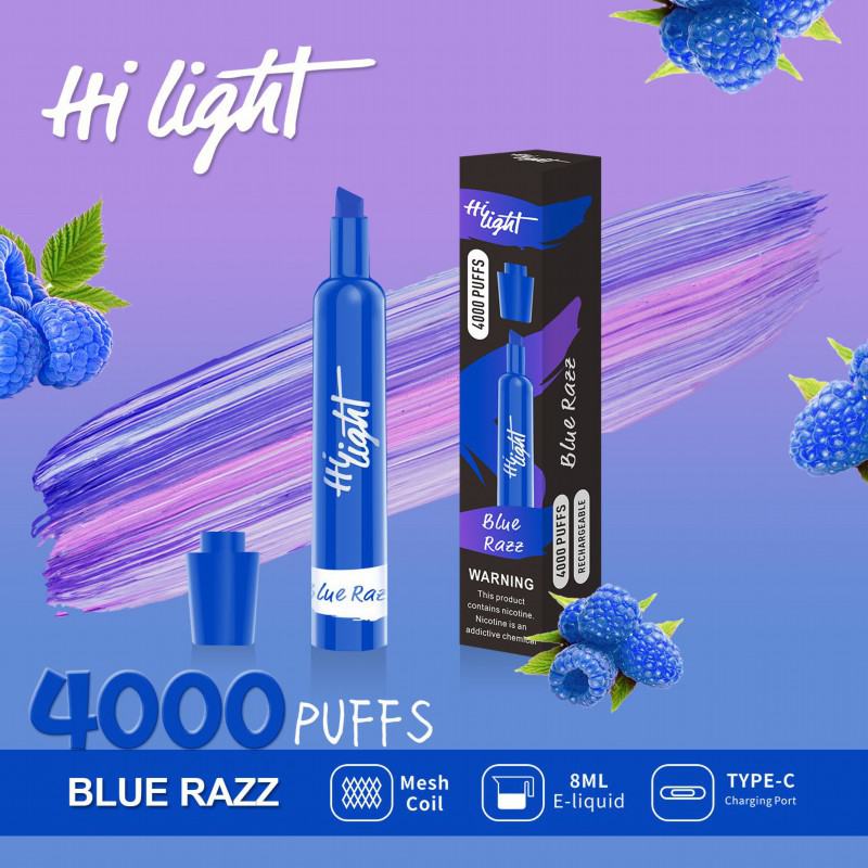 Hi Light 4000 Hi Light 4000 Puffs Disposable E-cigarette Nicotine