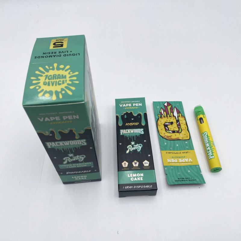 Packwoods X Runtz Pr35 Disposable Vape Device