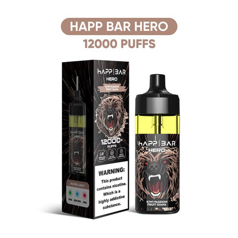 Disposable Vape Banana Times Happ Hero E 8000 Puffs